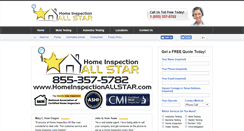 Desktop Screenshot of homeinspectionallstar.com