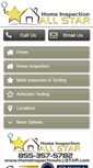 Mobile Screenshot of homeinspectionallstar.com